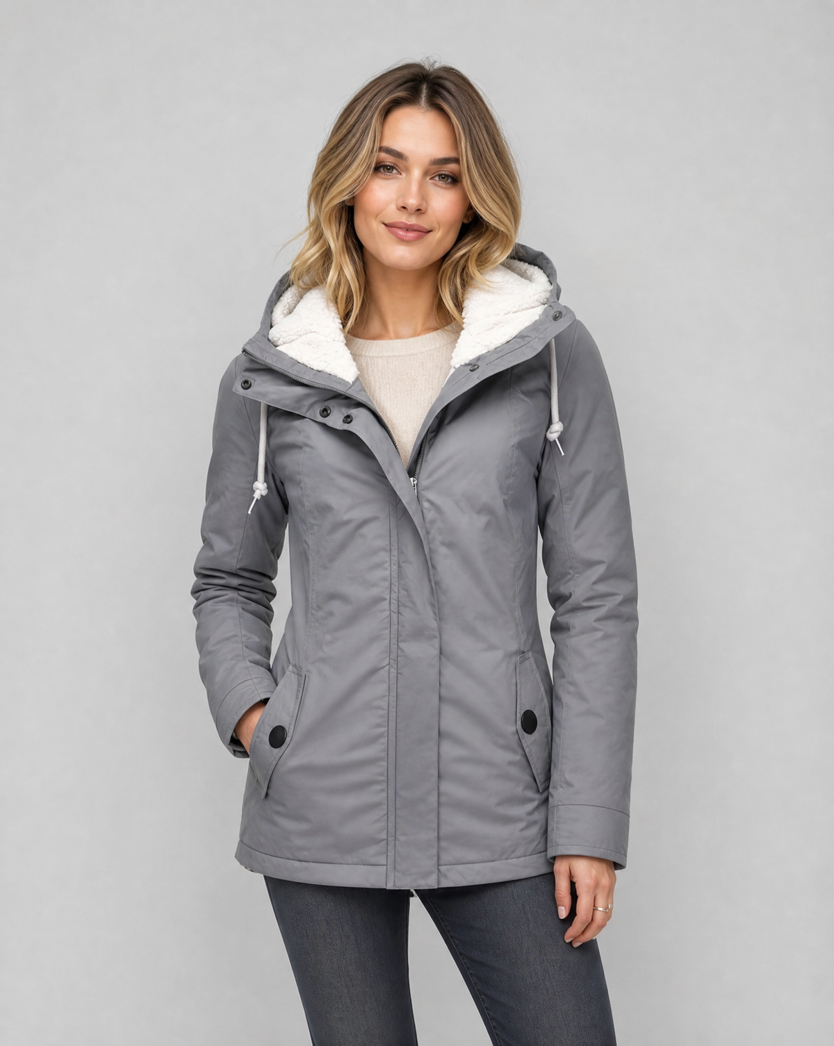 Waterproof Rain Jacket with Hood for Women